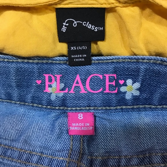 Bundle Blouse And Denim Short (J29) - Picture 5 of 5